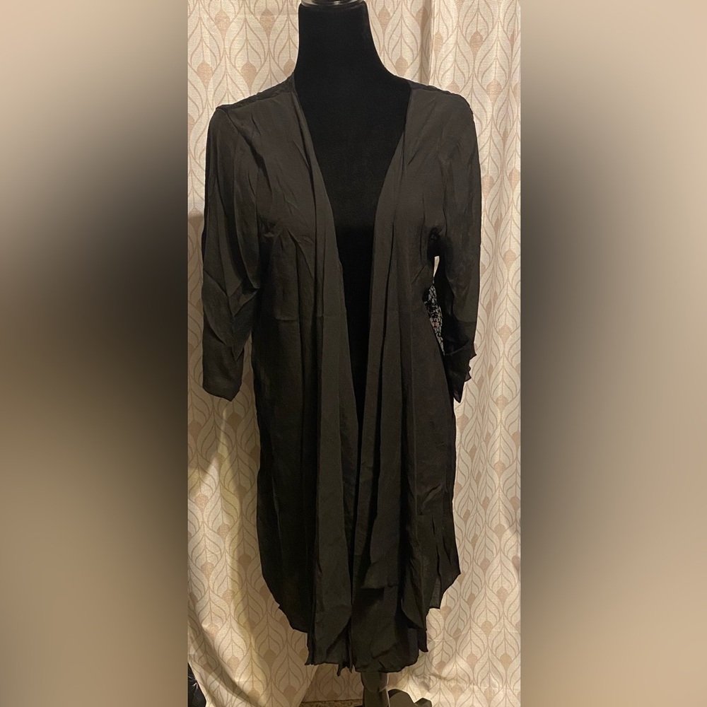 Black Cardigan 2Xlarge New Gorgeous light weight!(#655)